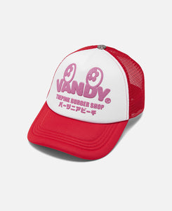 Burgershop Trucker Hat (Red)