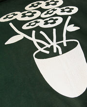 Cracked Flower Logo Hoodie (Green)