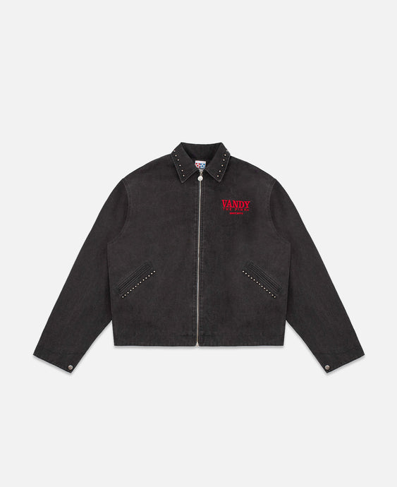 Detroit Studded Work Jacket (Black)