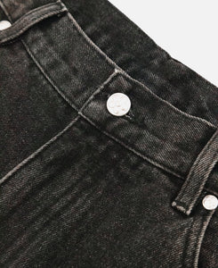 Double Pocket Robo Denim Pants (Black)