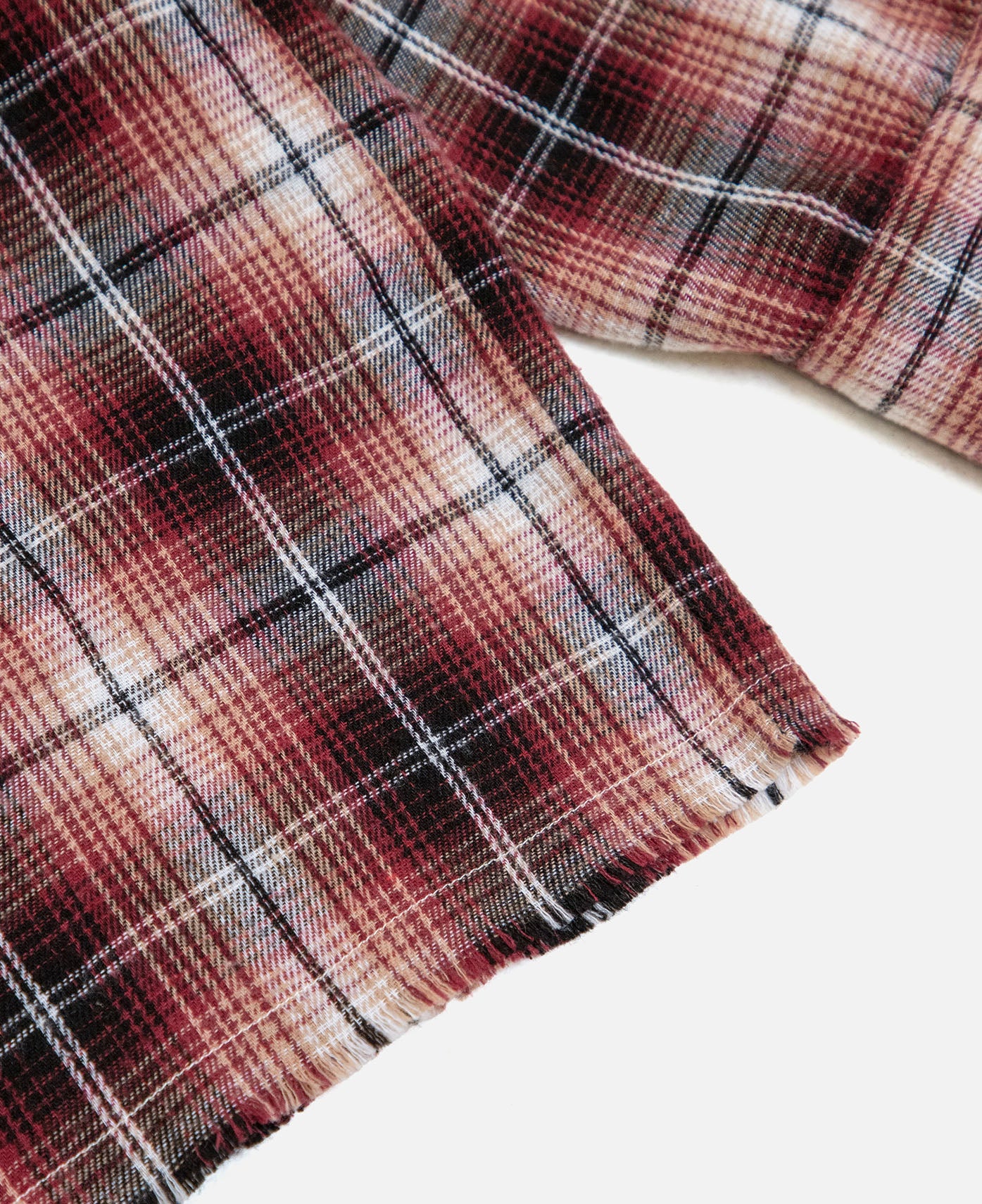 Flower Flannel Shirt (Red)