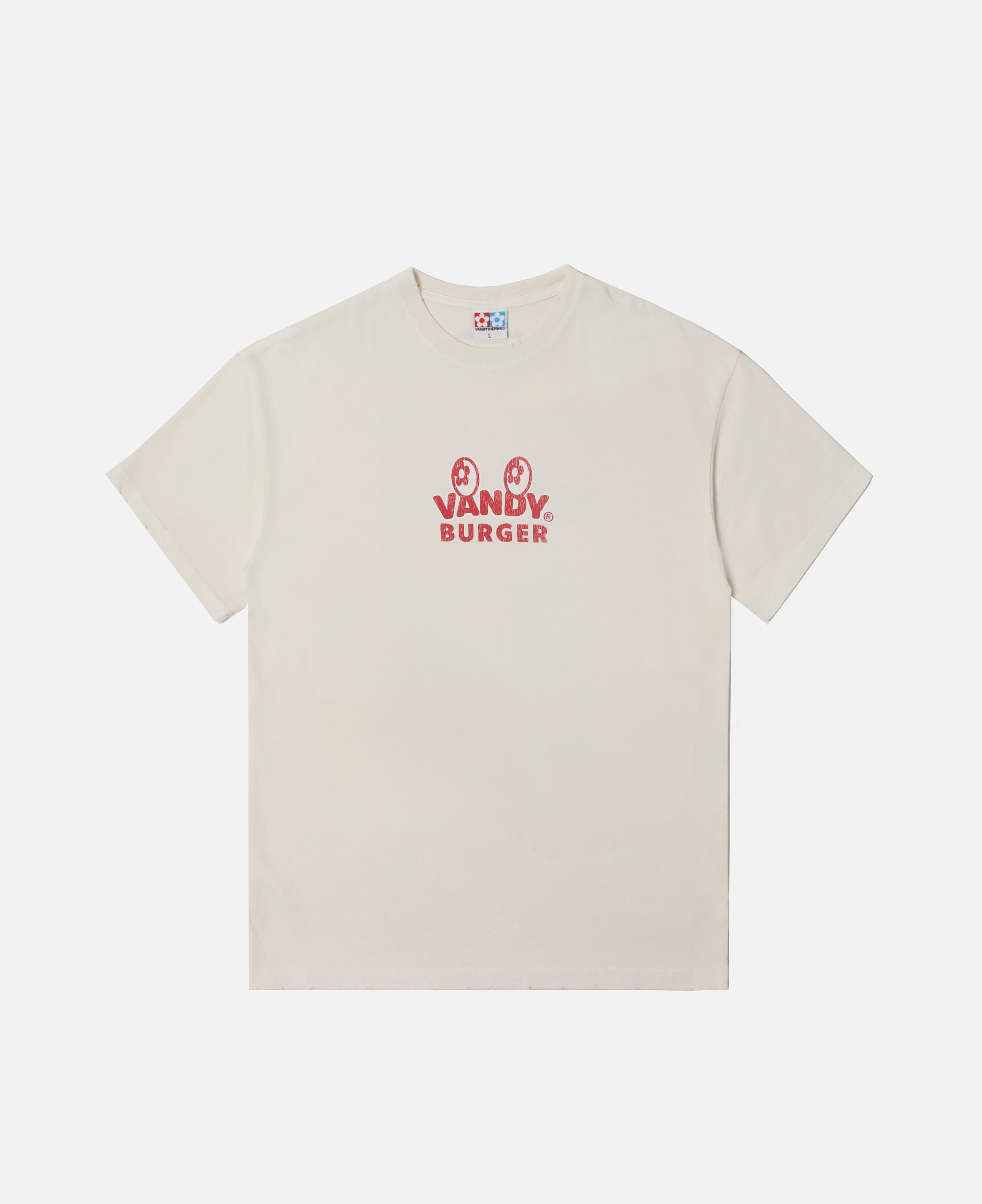 Burger Menu Eye Logo T-Shirt (White)
