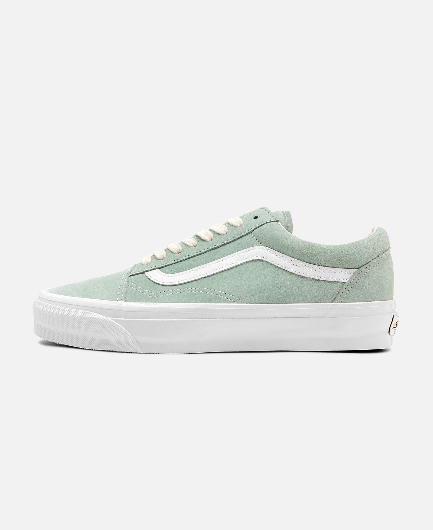 mint green high top vans