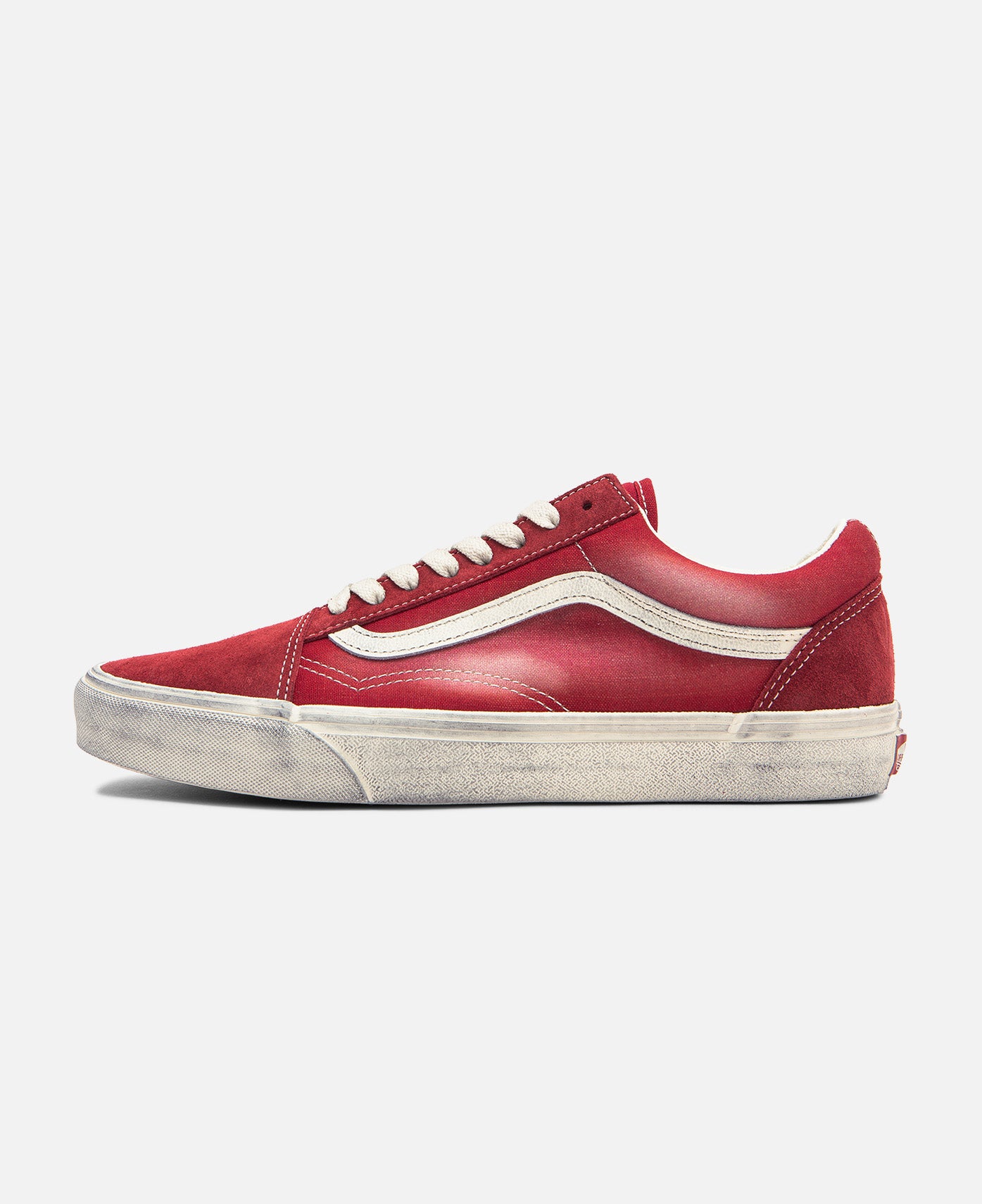 Old school vans high top red hotsell