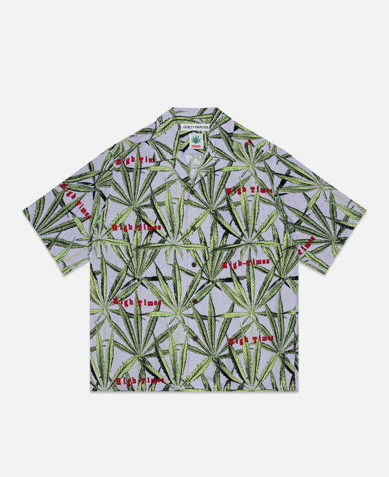 Hightimes / S/S Hawaiian Shirt (Type-1) (Purple)
