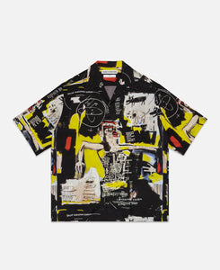Jean-Michel Basquiat / S/S Hawaiian Shirt (Type-1) (Black)