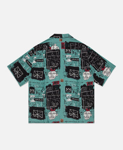 Jean-Michel Basquiat / S/S Hawaiian Shirt (Type-2) (Green)