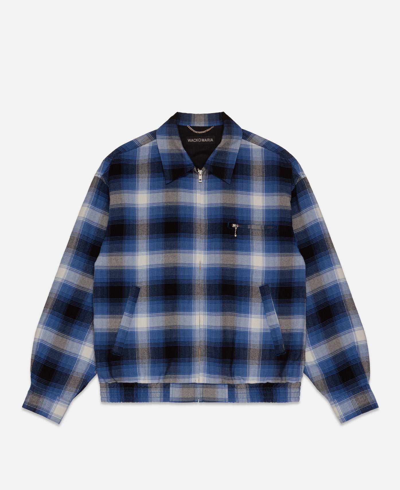 Wacko Maria - Ombre Check 50's Jacket (Type-1) (Blue