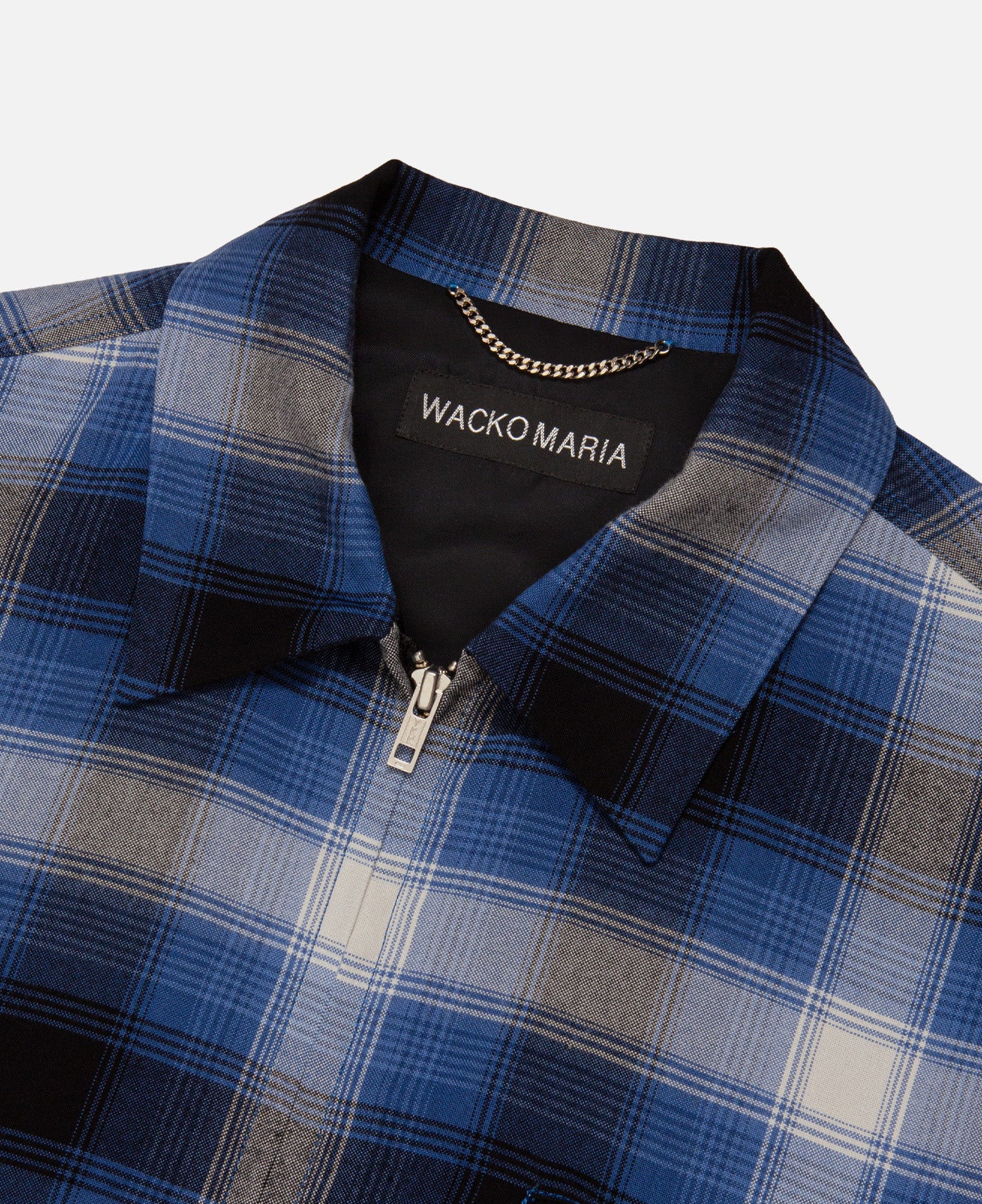 Wacko Maria - Ombre Check 50's Jacket (Type-1) (Blue
