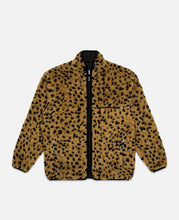 Reversible Leopard Boa Jacket (Beige)