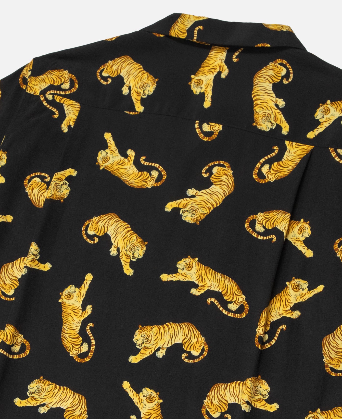 S/S Hawaiian Shirt (Type-8) (Black)