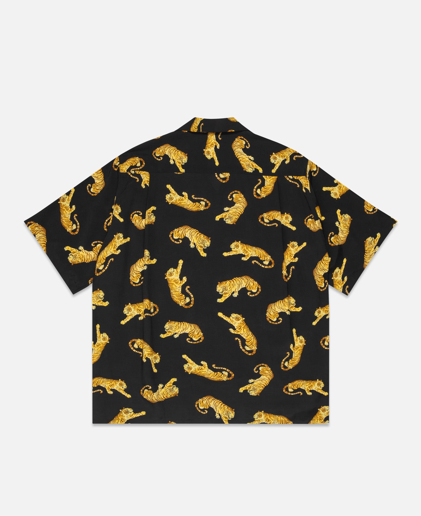 S/S Hawaiian Shirt (Type-8) (Black)