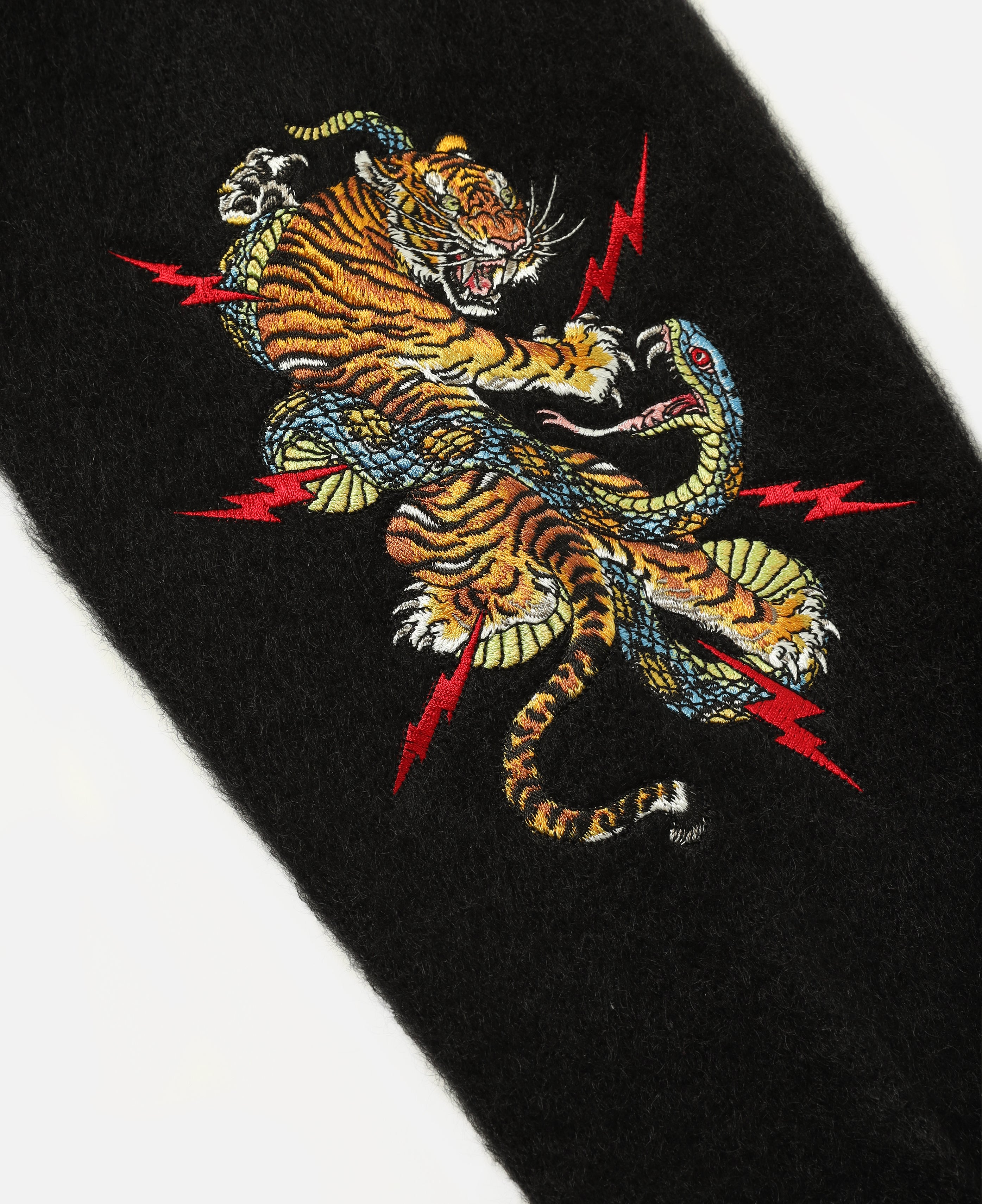 Wacko Maria X Tim Lehi Mohair Cardigan (Black)