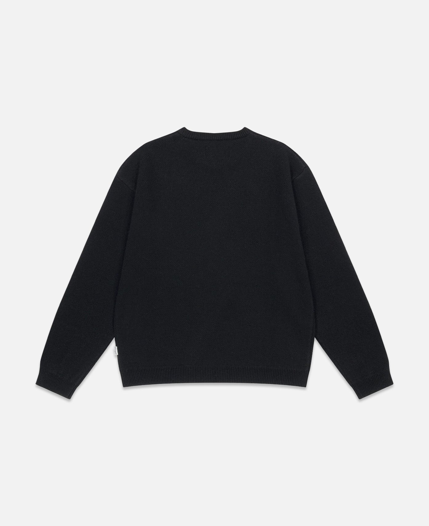 Eye Knit Pullover Sweater (Black)