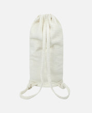 Jacquard Fabric String Bag (White)