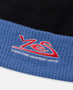 Y. E.S Reversible Beanie (Black)