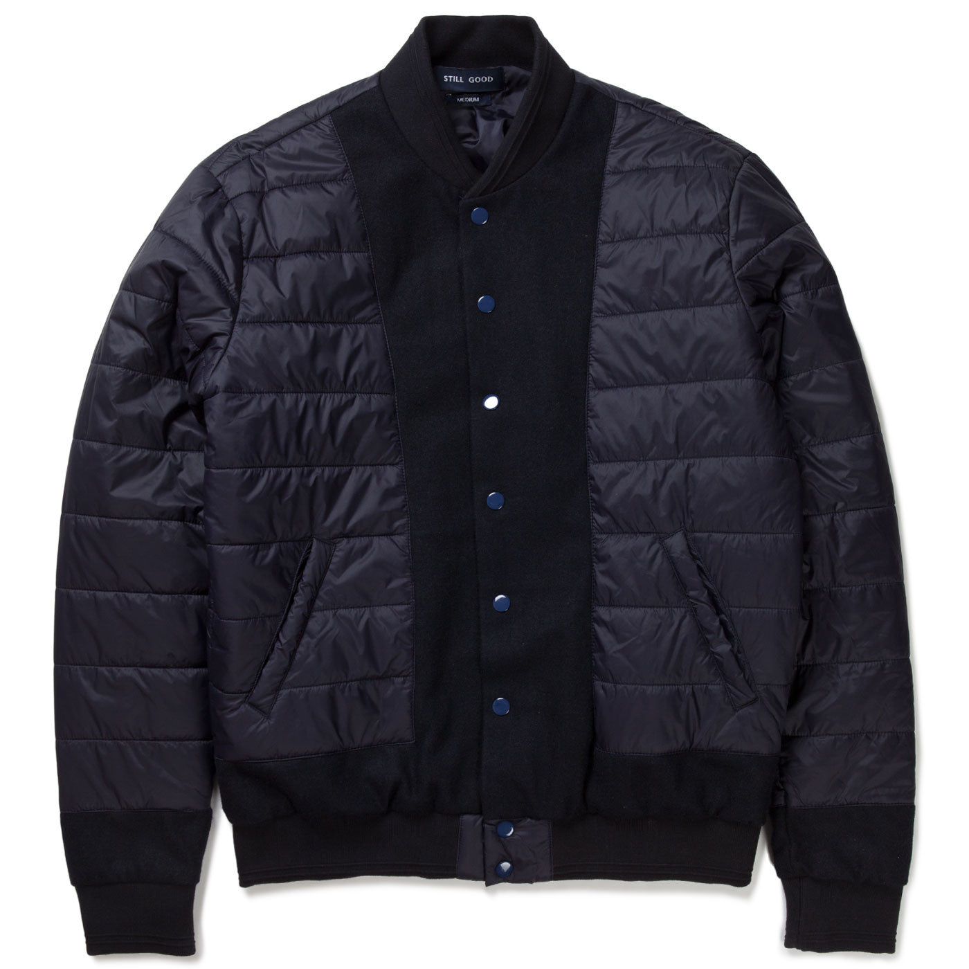 BOMBER JACKET WOOL & NYLON