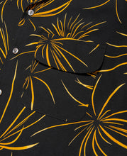 Fireworks S/S Tuck Open Collar Shirt (Black)
