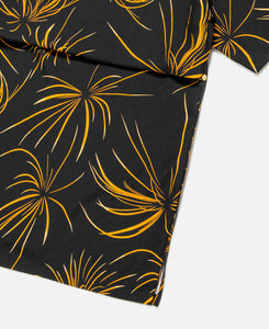 Fireworks S/S Tuck Open Collar Shirt (Black)