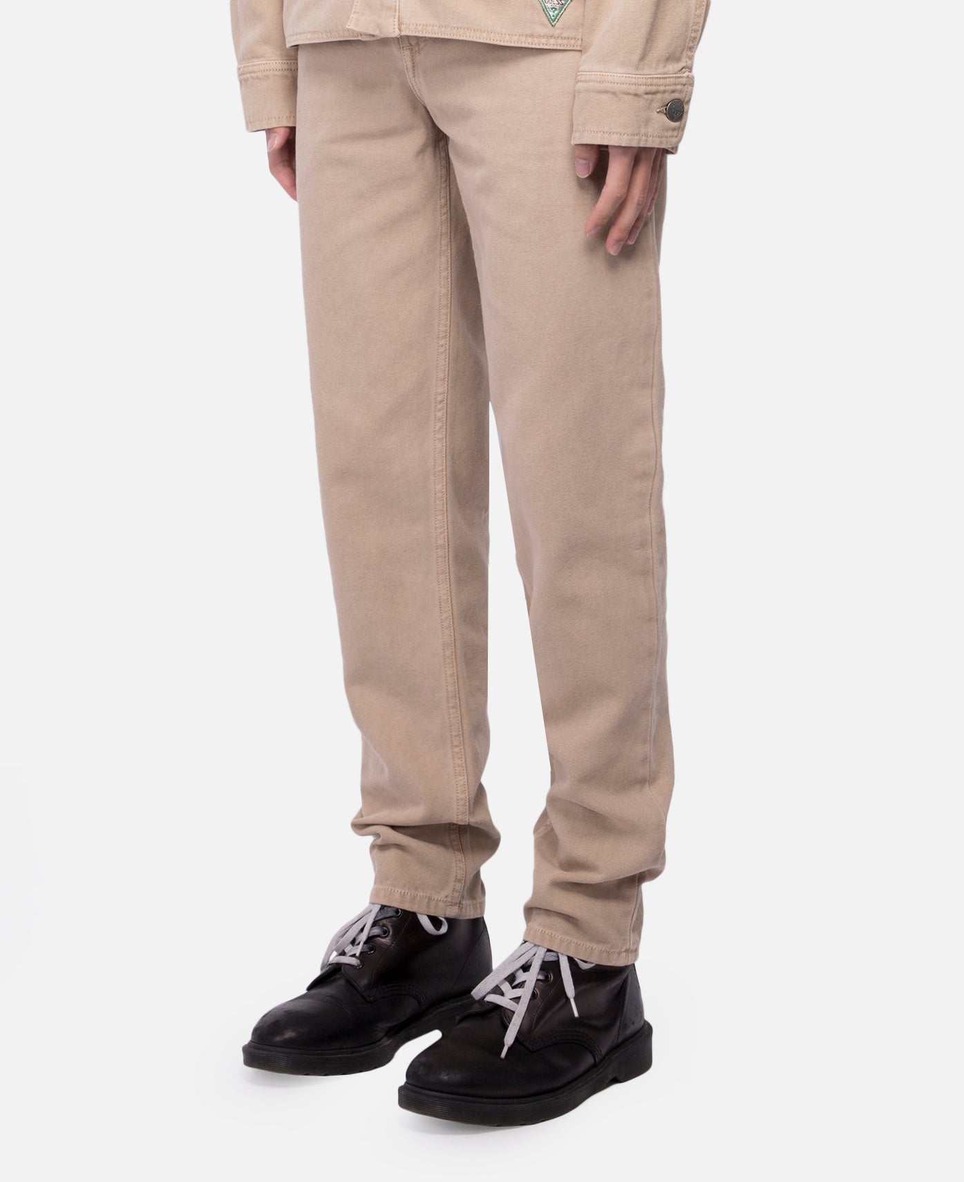 Darted Straight Jeans