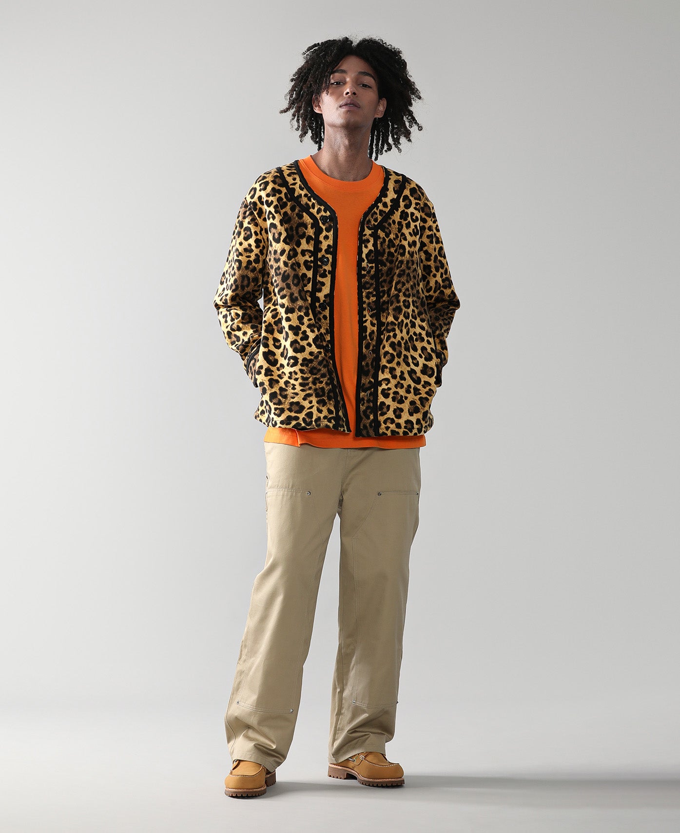 CLOT - Leopard Baseball Shirt (Yellow) – JUICESTORE