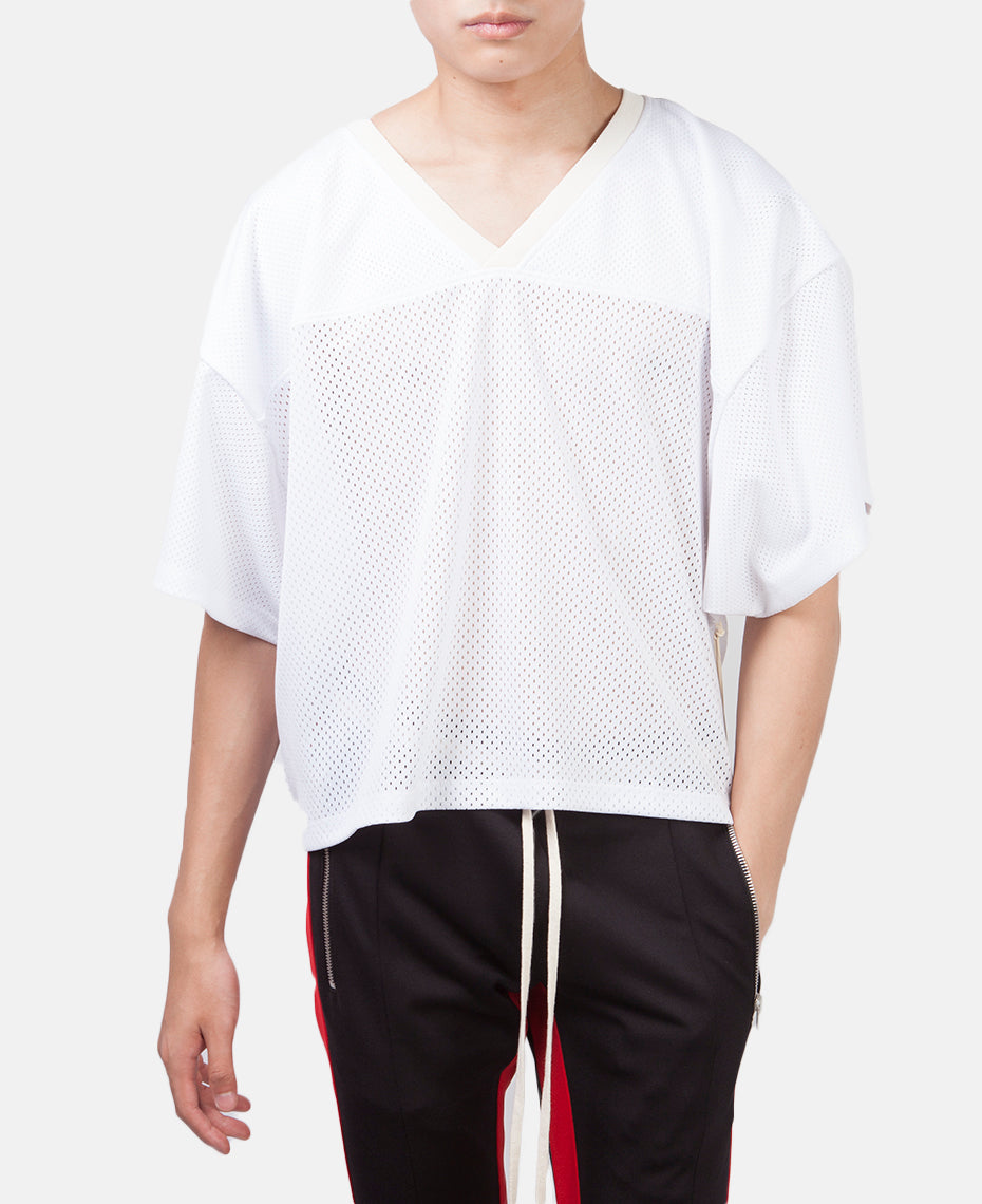 MESH FOOTBALL JERSEY WHITE