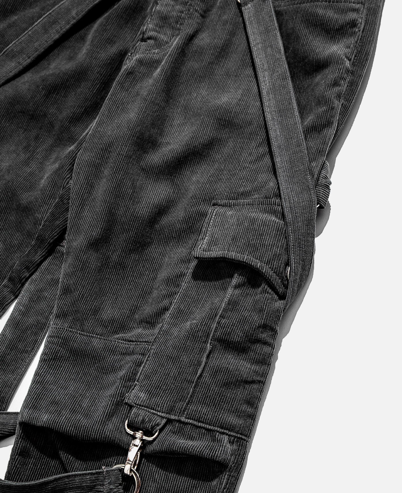 Corduroy Crucifix Bondage Trouser (Grey)