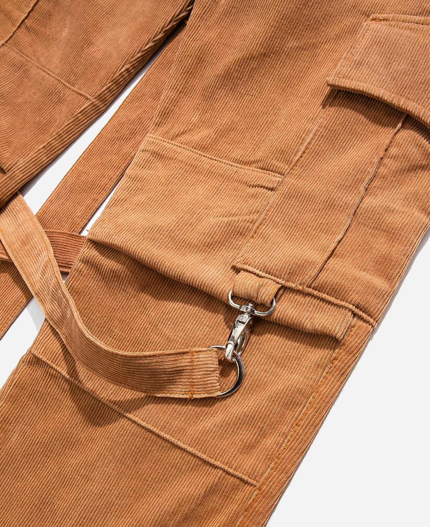 Corduroy Crucifix Bondage Trouser (Brown)