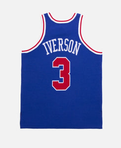 Iverson 76ers 96-97 Knit Jacquard Jersey