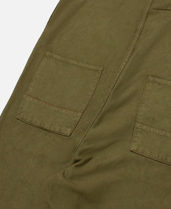 Military Tapered Overall Pants (Olive)