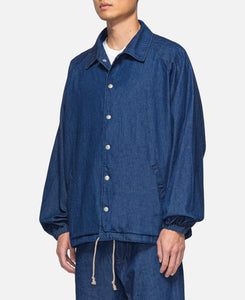 Denim Coach Jacket (Blue)