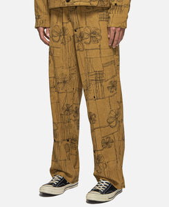 Brunoy Fatigue Pants (Brown)