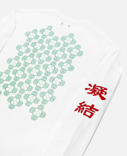 Lion Head Pattern L/S T-Shirt (White)