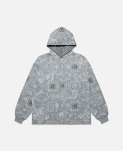 Grey 2025 bandana hoodie