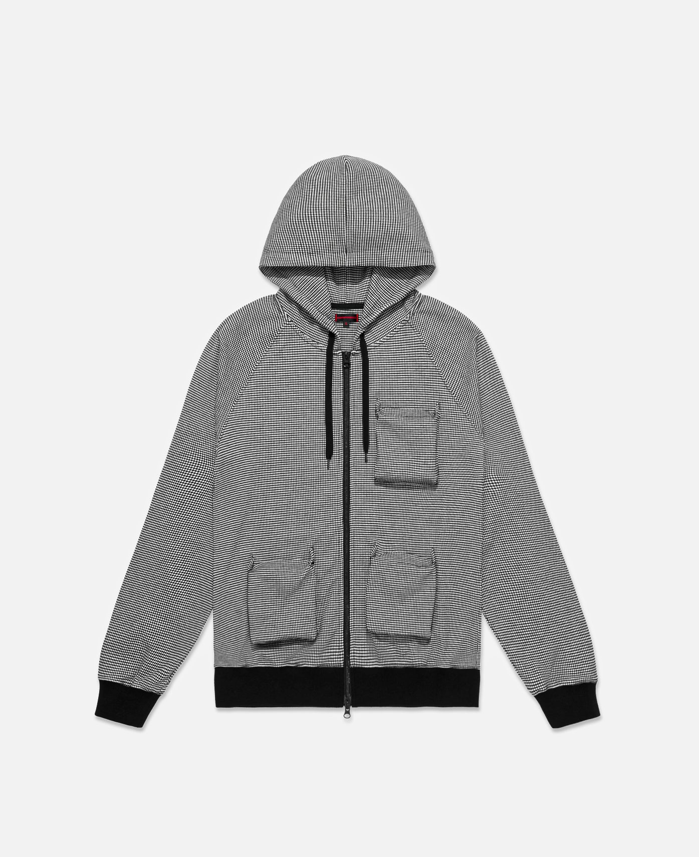 Kung Fu Plaid Parka (Black)