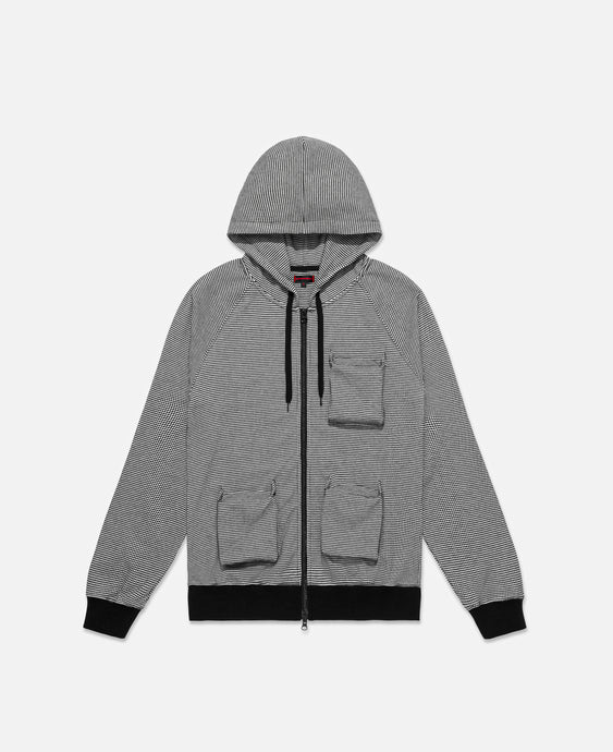 Kung Fu Plaid Parka (Black)