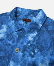 Open Collar Shirt (Blue)