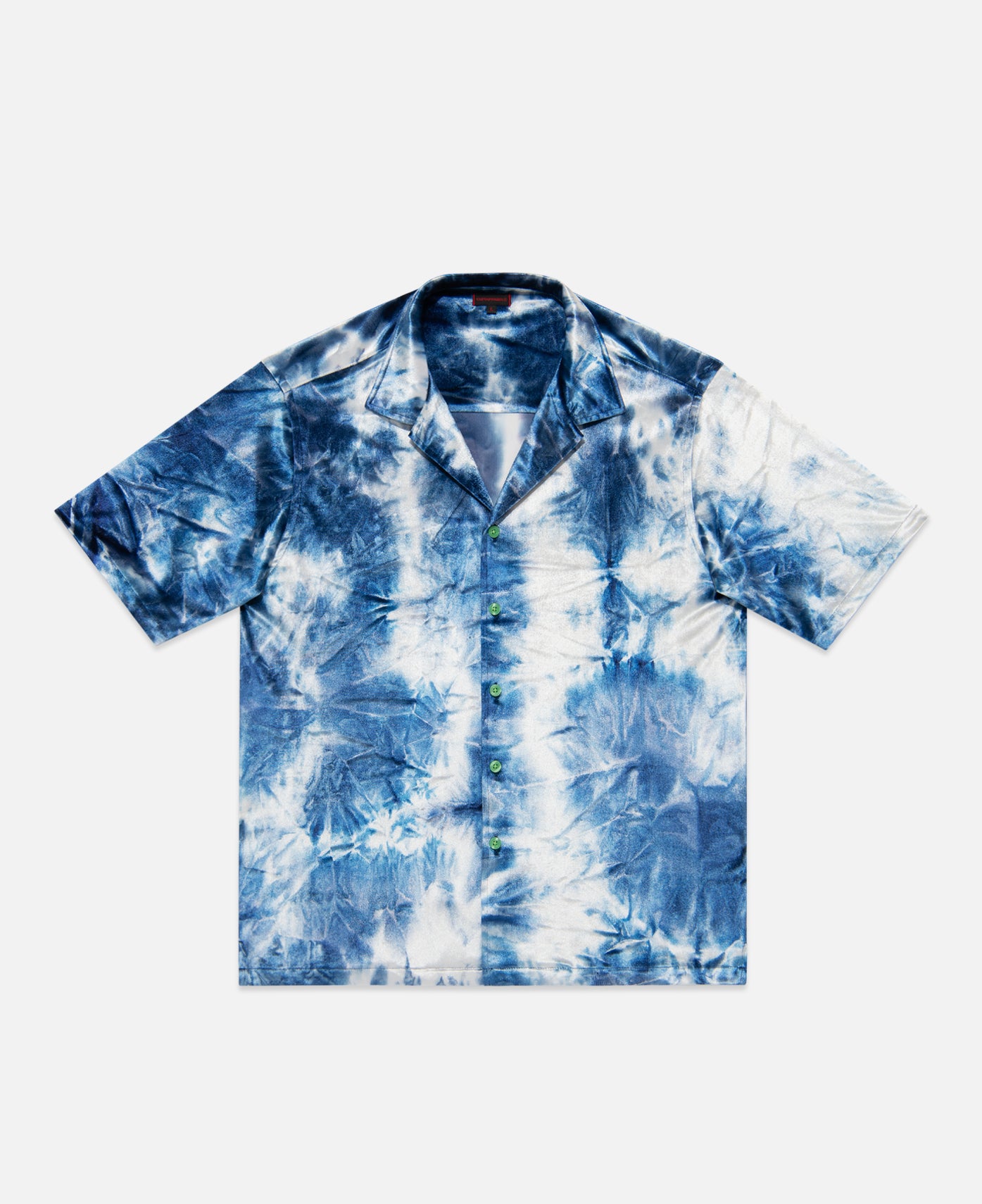 Open Collar Shirt (Blue)