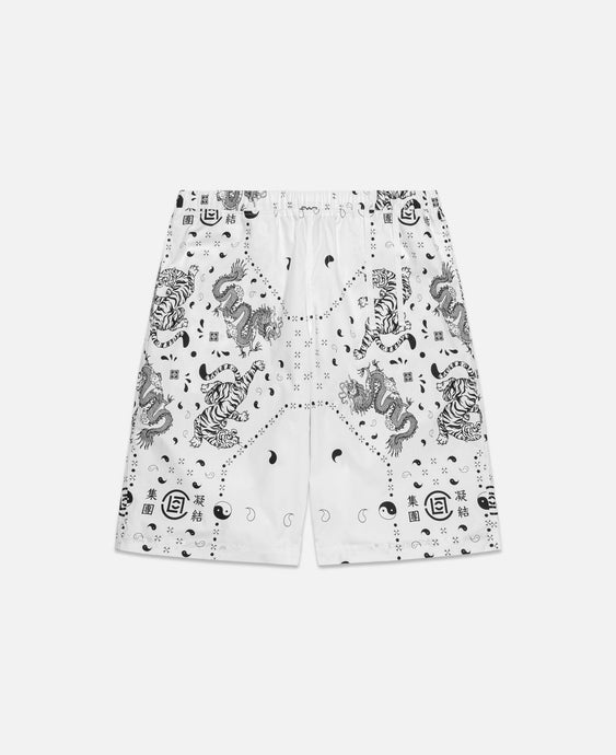 Pajama Shorts (White)