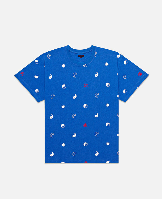 Tai Chi All Over Print T-Shirt (Blue)