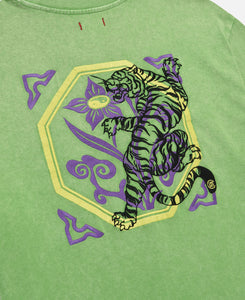 Tiger Floral T-Shirt (Green)