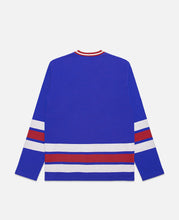 V-Neck Football Sweater (Blue)