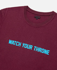 CLOT - Watch Your Throne T-Shirt (Burgundy) – JUICESTORE