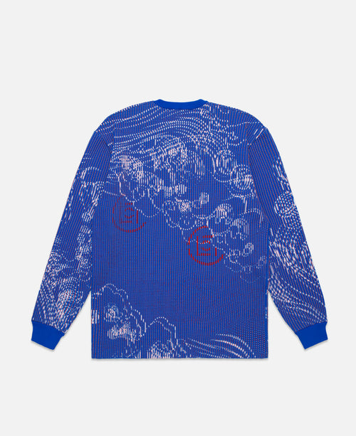 Louis Vuitton Monogram Bandana Crewneck Indigo/White Men's - SS22 - US