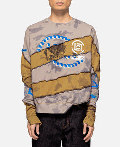 Upcycle Earth Spiral Crewneck Sweat (Multi)