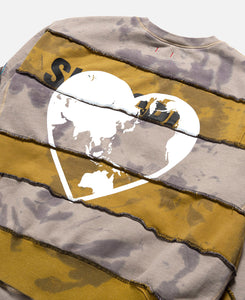 Upcycle Earth Spiral Crewneck Sweat (Multi)