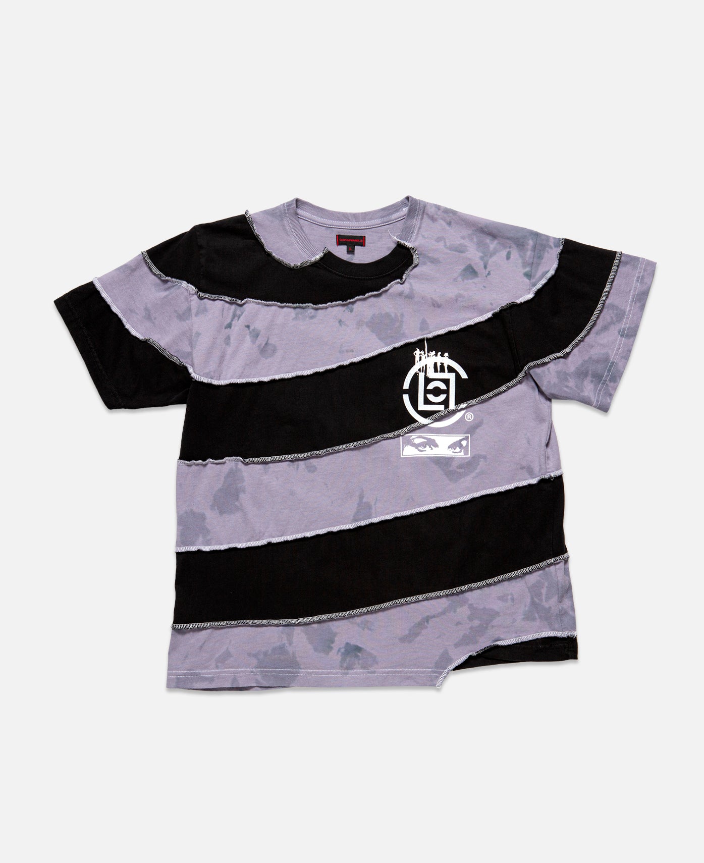 Black and Grey Spiral T-Shirt