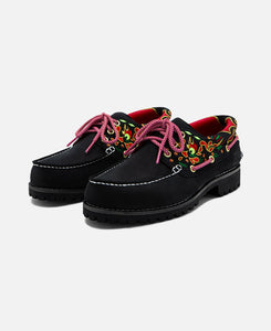 CLOT x Timberland - Men's 3-Eye Lug Handsewn Boat Shoes (Black