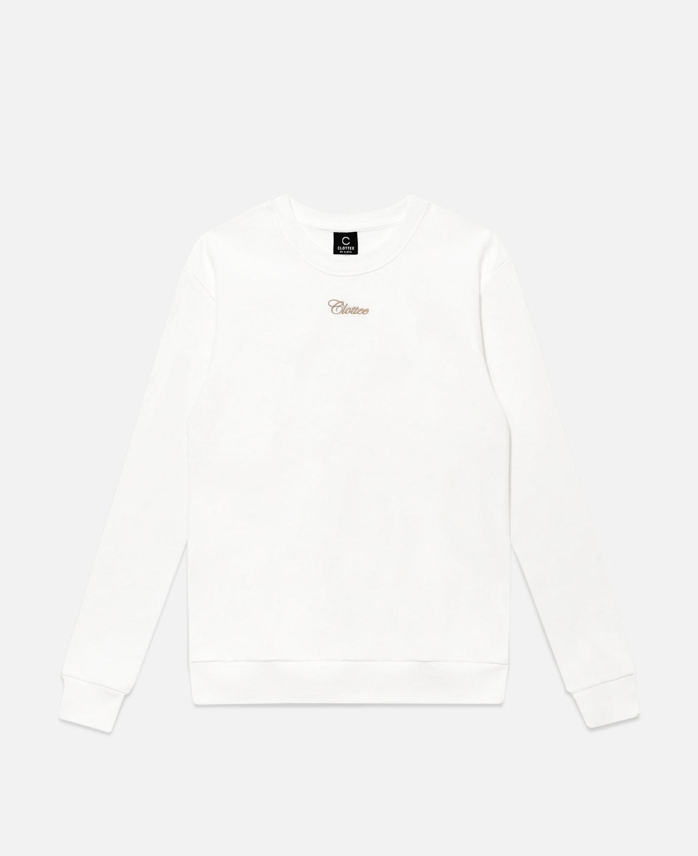 CLOTTEE - CLOTTEE Script Crewneck Sweatshirt (Cream) – JUICESTORE