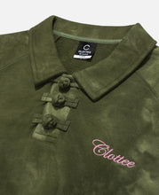 Frog Button Raglan Sweatshirt (Olive)